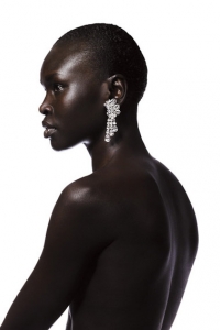 Alek Wek styled by Jonas Hallberg